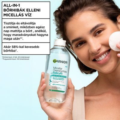 Garnier Micellás víz szalicilsavval bőrhibák ellen - 2