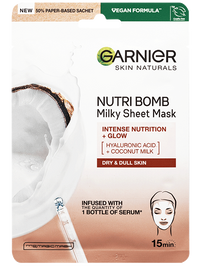 Nutri Bomb textilmaszk kókusztejjel