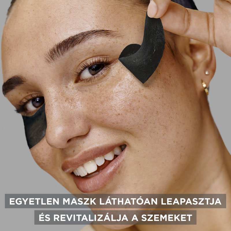 Skin Naturals Charcoal Caffeine szemkörnyékmaszk a szemkörnyék frissítéséért - 4