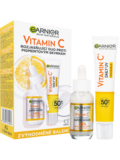 Duopack C-vitamin szuper szérum, ragyogást adó fluid SPF
