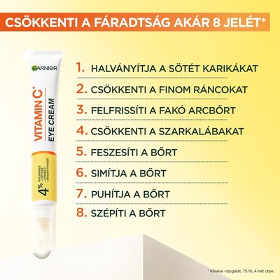 C-vitaminos szemkörnyékápoló krém a szemkörnyék ragyogásáért - 8