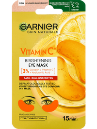 Skin Naturals szemkörnyékmaszk a szemkörnyék ragyogásáért C-vitaminnal