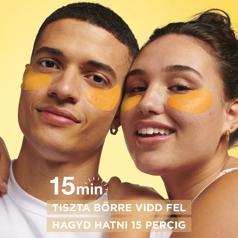 Garnier Skin Naturals szemkörnyékmaszk a szemkörnyék ragyogásáért C-vitaminnal - 6
