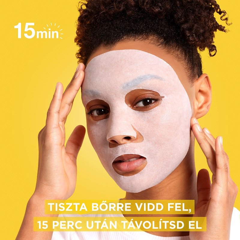 Garnier textilmaszk C-vitaminnal a bőr ragyogásáért - 6