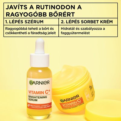 Garnier Vitamin C* Fresh & Bright hidratáló sorbet krém - 7