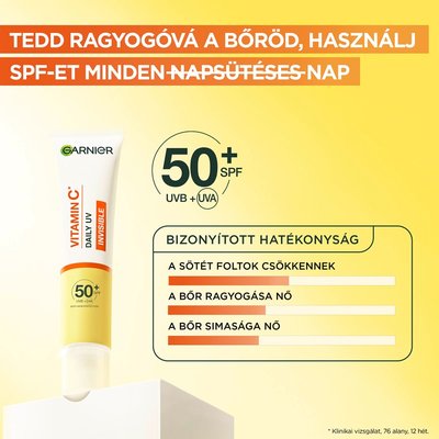 Skin Naturals mindennapos, láthatatlan, ragyogást adó fluid SPF 50+ - 6