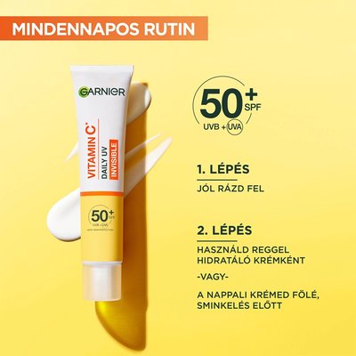 Skin Naturals mindennapos, láthatatlan, ragyogást adó fluid SPF 50+ - 7
