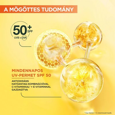 Garnier Vitamin C+ Ragyogásfokozó SPF 50+ láthatatlan - 2