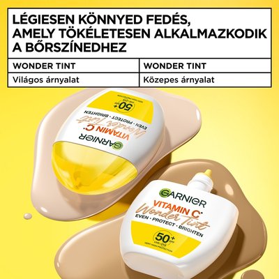 C-VITAMINOS* WONDER TINT színezett fluid SPF 50+ Világos árnyalat - 10
