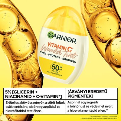 C-VITAMINOS* WONDER TINT színezett fluid SPF 50+ Világos árnyalat - 4