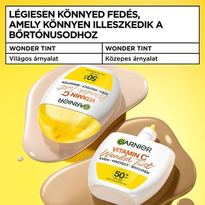 C-VITAMINOS* WONDER TINT színezett fluid SPF 50+ Közepes árnyalat - 10