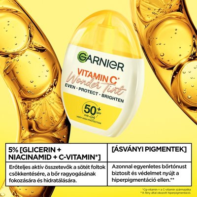 C-VITAMINOS* WONDER TINT színezett fluid SPF 50+ Közepes árnyalat - 4