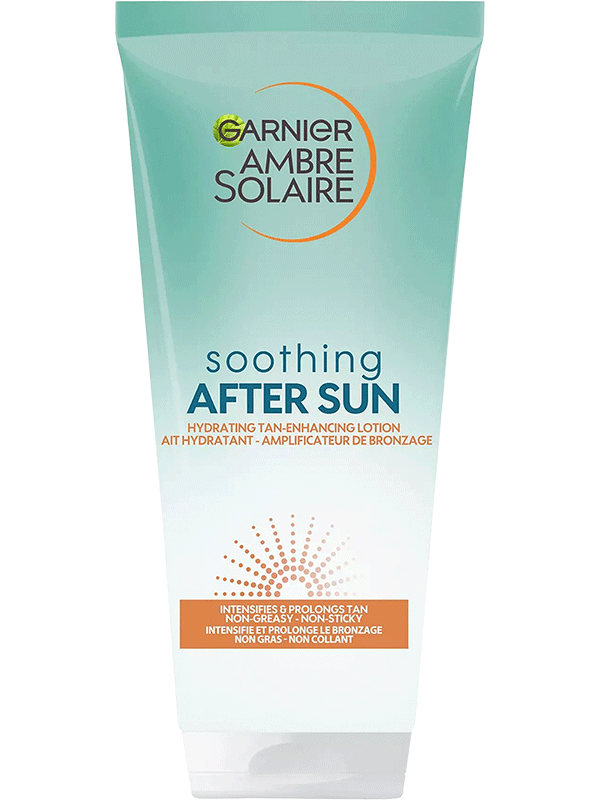 Garnier Ambre Solaire napozási utáni hidratáló tej, a barnulás meghosszabbításáért, 200 ml