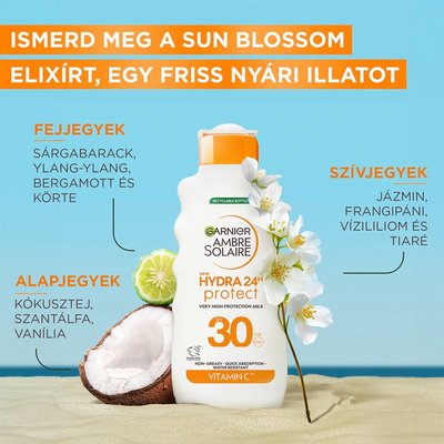 Hydra24h UV-sugárzás elleni naptej magas védelemmel SPF 30 - 5