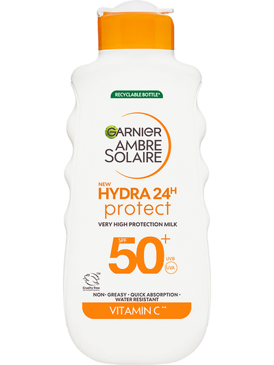 Hydra24h UV-sugárzás elleni naptej nagyon magas védelemmel SPF 50
