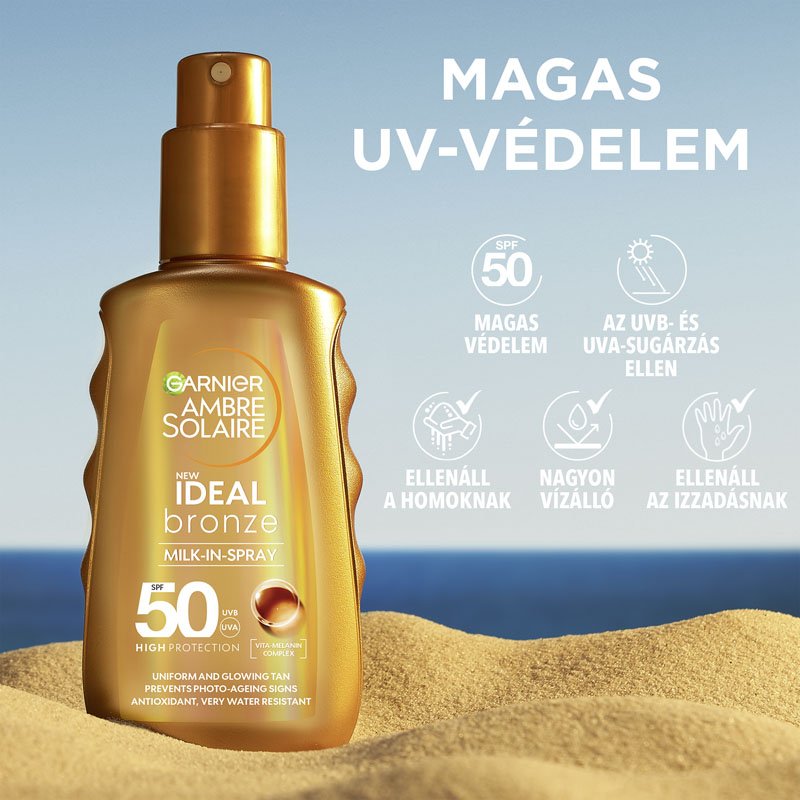 Ambre Solaire Ideal Bronze naptej spray kiszerelésben SPF 50 - 4