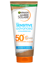 Garnier Ambre Solaire Sensitive Advanced tej, nagyon magas védelem érzékeny bőrre, SPF50+, 175ml