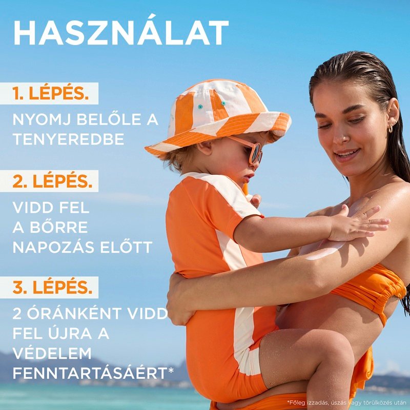 Ambre Solaire Ochranný sprej proti UV záření s velmi vysokou ochranou SPF50+ pro citlivou dětskou pokožku, 150 ml - 3 
