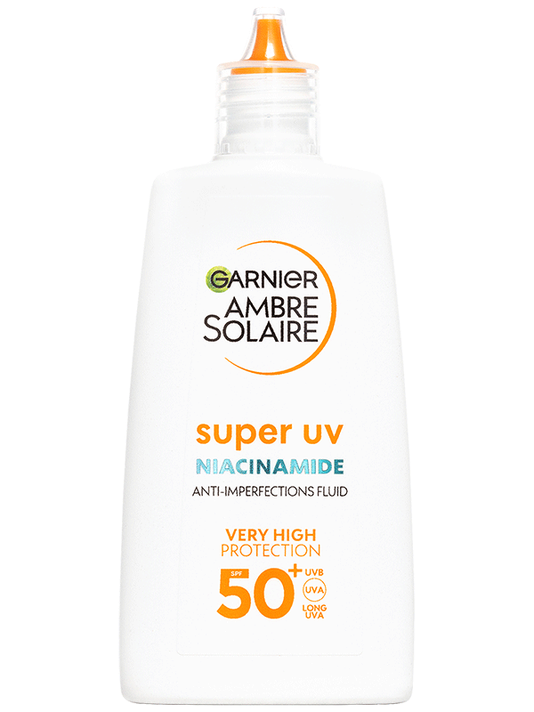 Ambre Solaire Super UV Niacinamid bőrhibák elleni mindennapos fluid SPF 50+