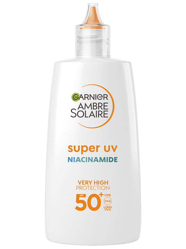 Ambre Solaire Super UV Niacinamid bőrhibák elleni mindennapos fluid SPF 50+