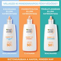 Ambre Solaire Super UV Niacinamid bőrhibák elleni mindennapos fluid SPF 50+ - 12