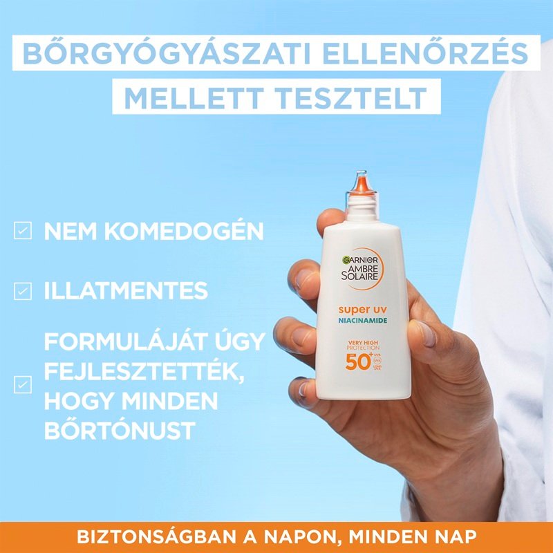 Ambre Solaire Super UV Niacinamid bőrhibák elleni mindennapos fluid SPF 50+ - 5